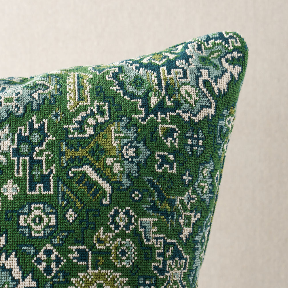 Pallay Épinglé Pillow | Emerald