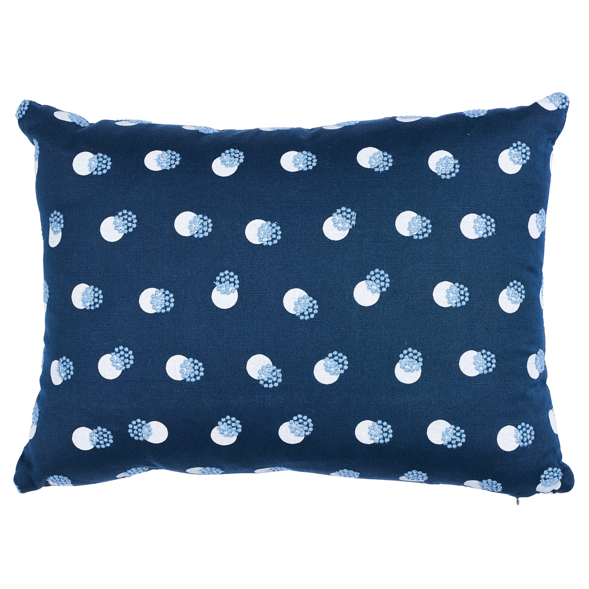 Taylor Embroidery Pillow | Sky on Navy