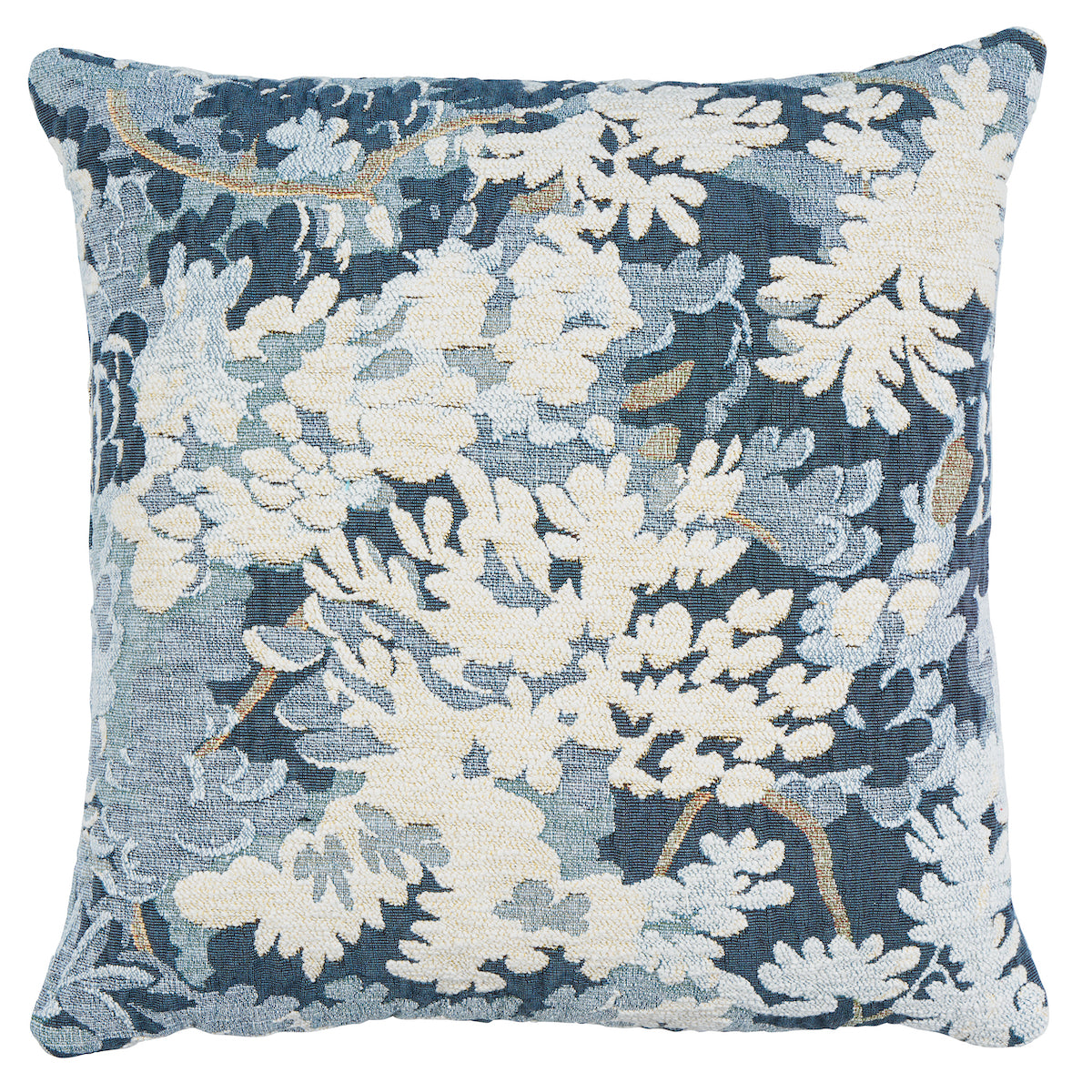 Verdure Tapestry Pillow | Blue