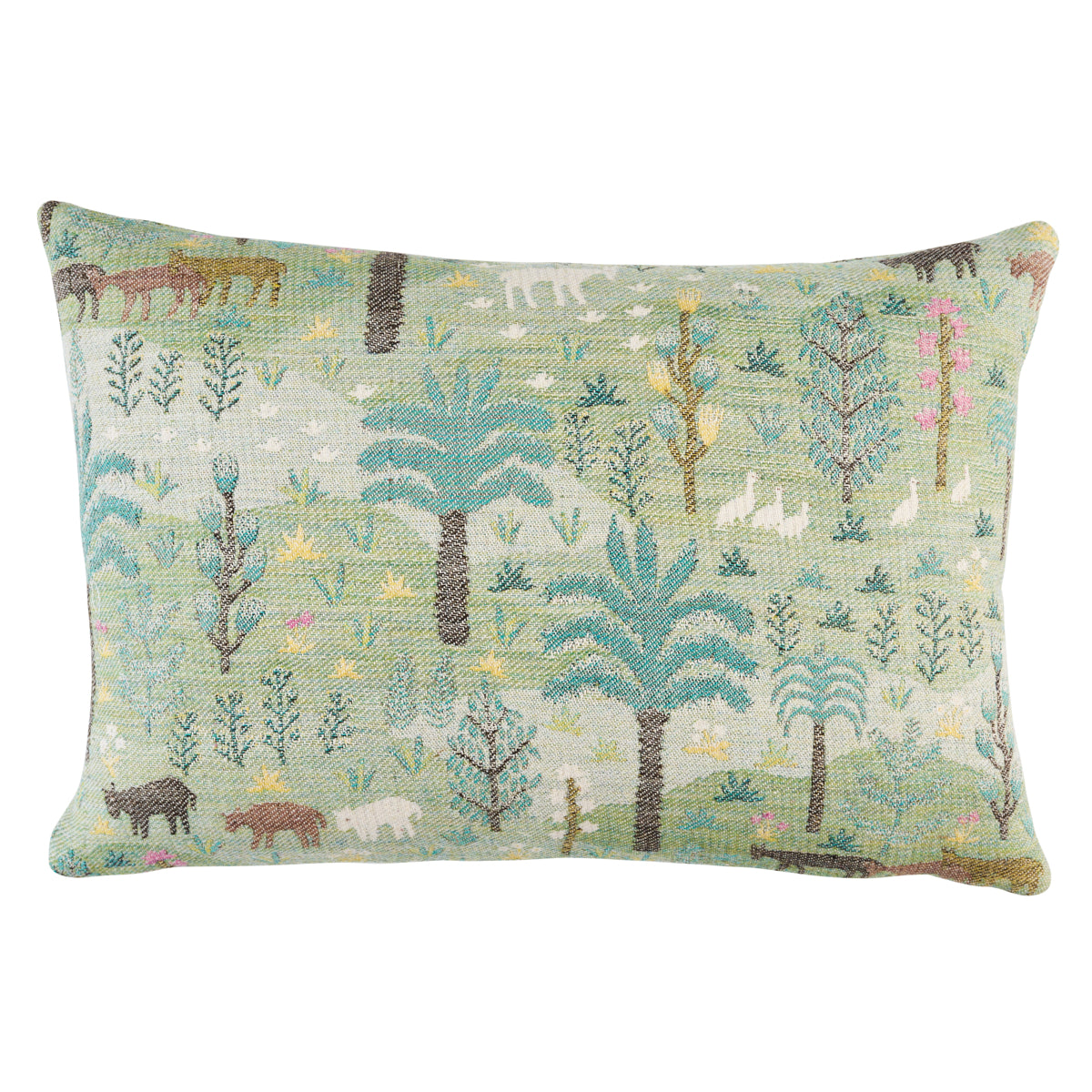 Las Colinas Scenic Tapestry Pillow | Green