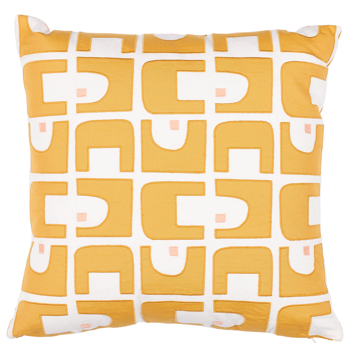 Den Applique Pillow | Ochre