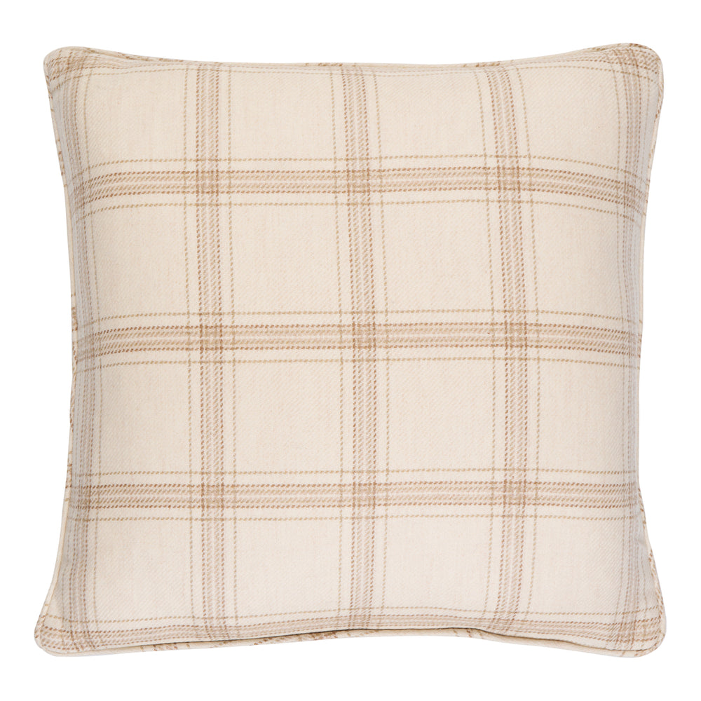Blackburn Merino Plaid Pillow | Ivory