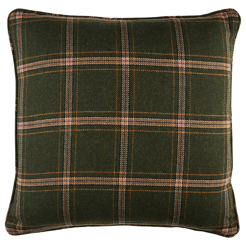 Blackburn Merino Plaid Pillow | Green