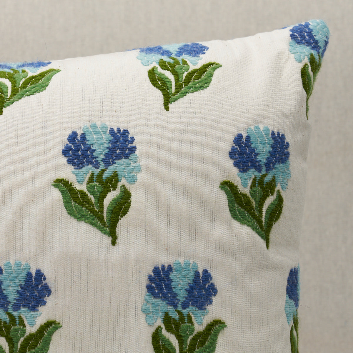 Rosina Floral Pillow | Cornflower