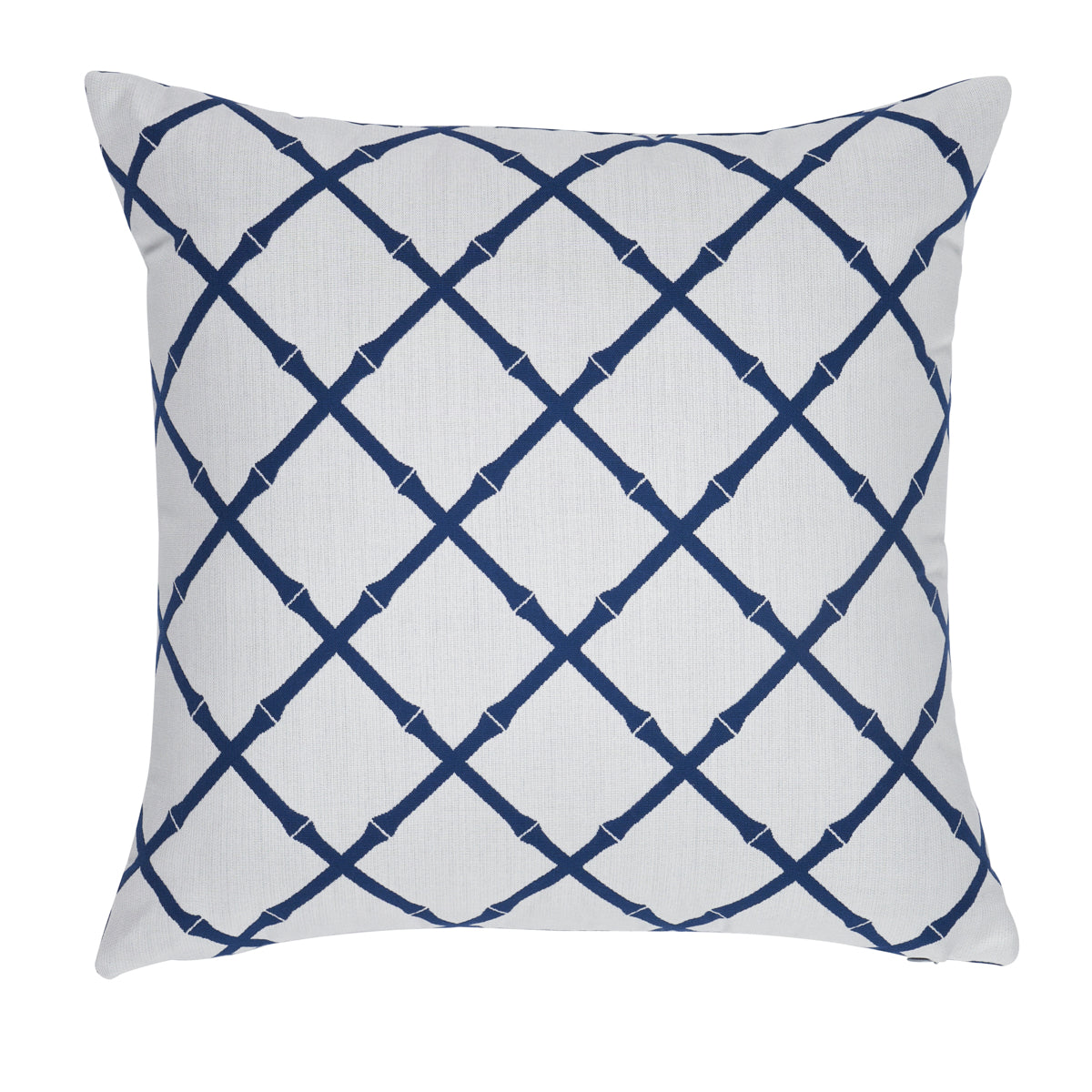 Bamboo Trellis I/O Pillow | Navy