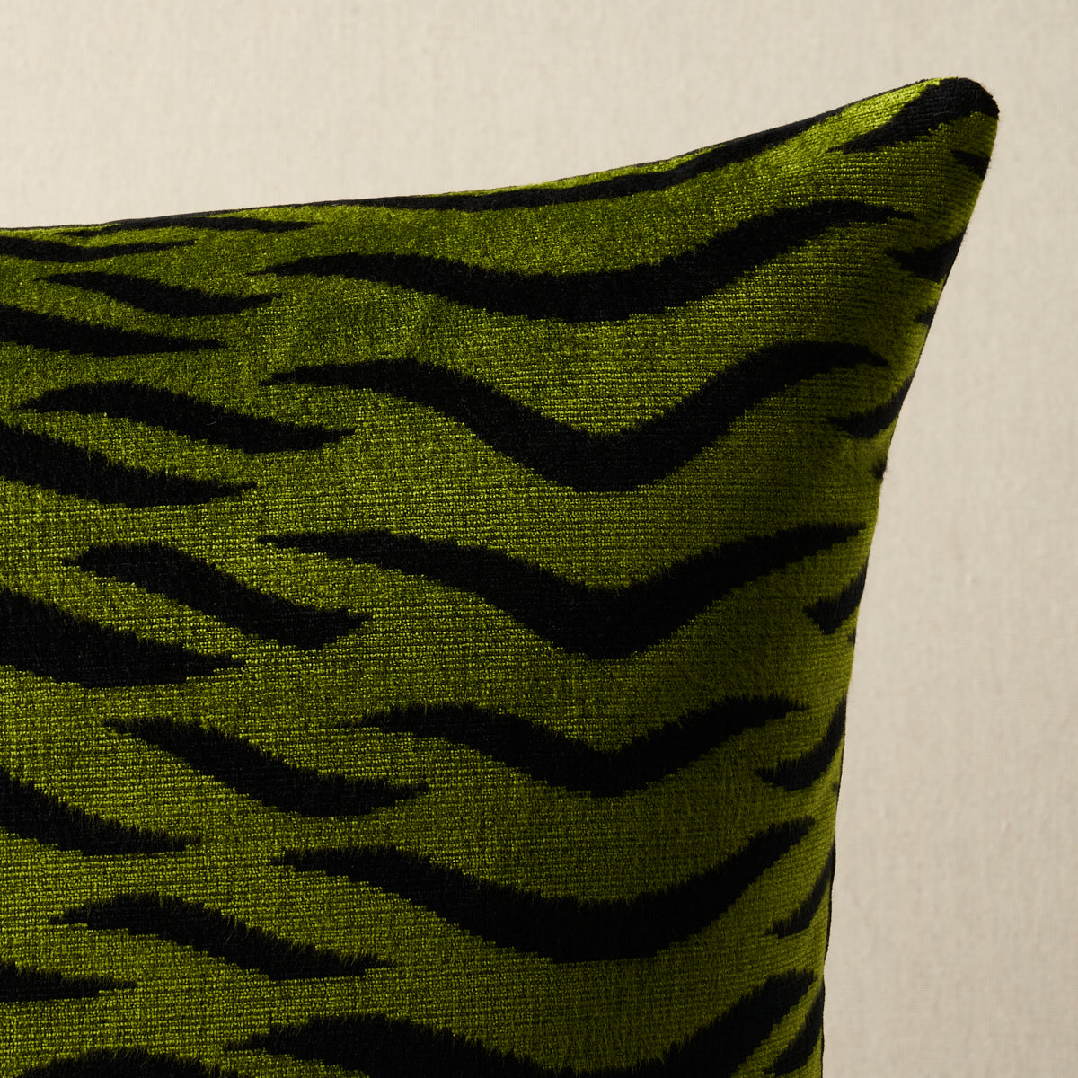 Sabi Tiger Velvet Pillow | Jungle