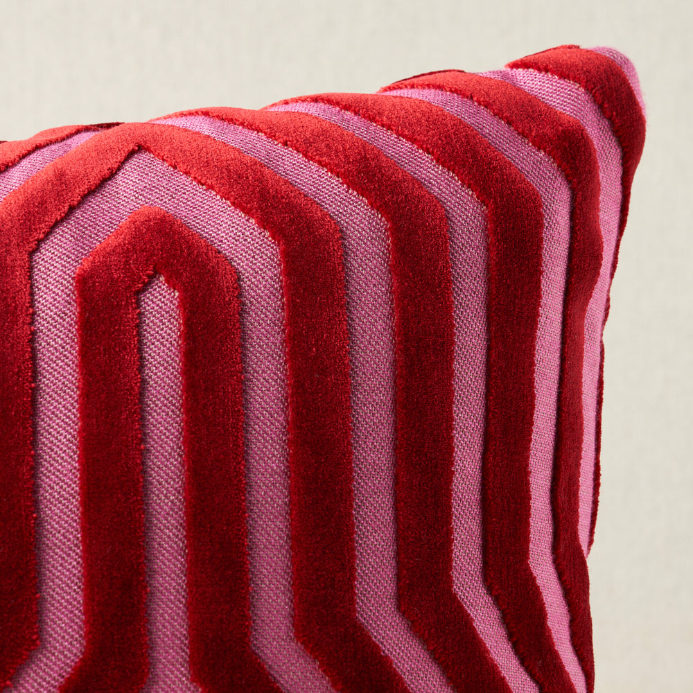 Vanderbilt Velvet Pillow | Fuchsia