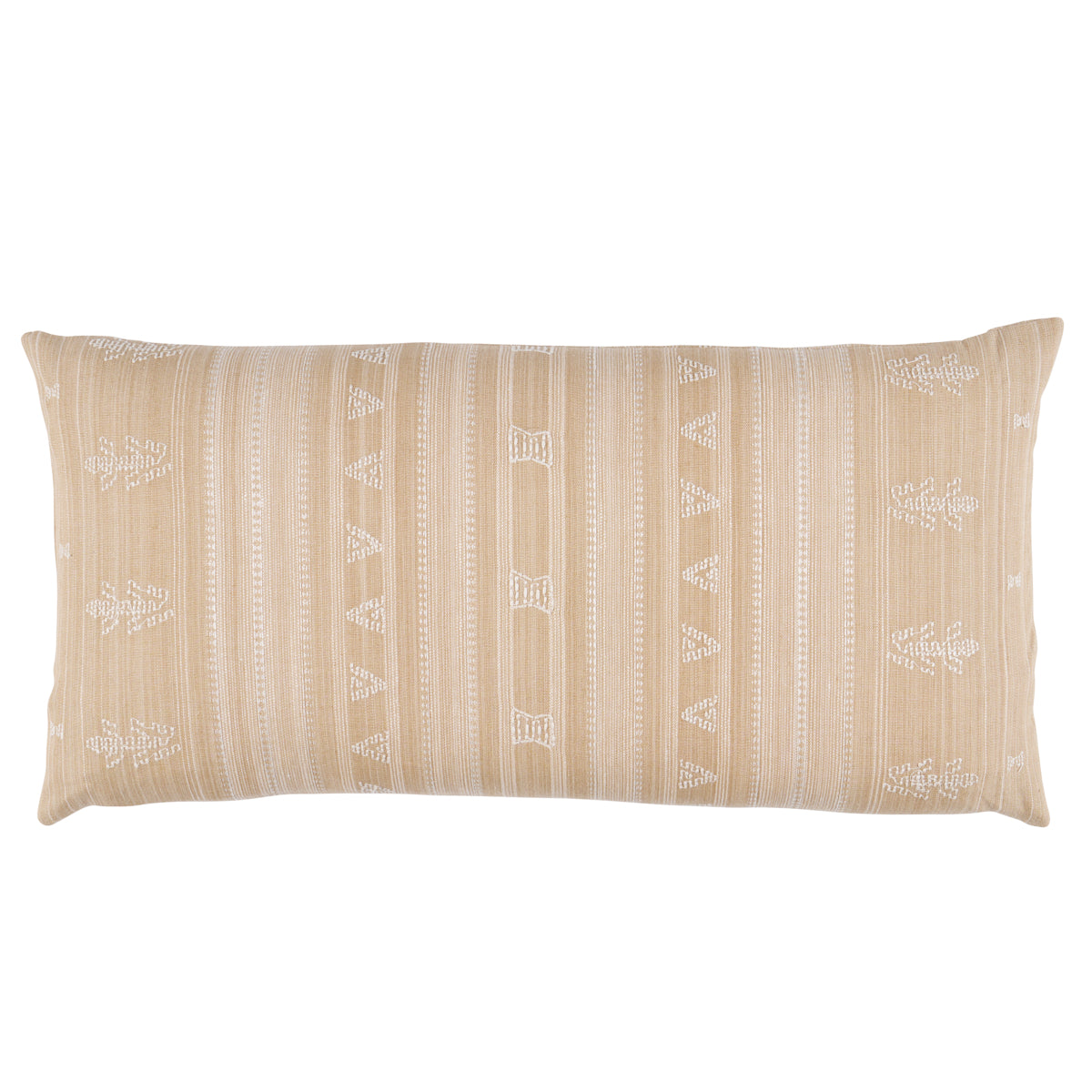 Nima Embroidered Pillow | Tan