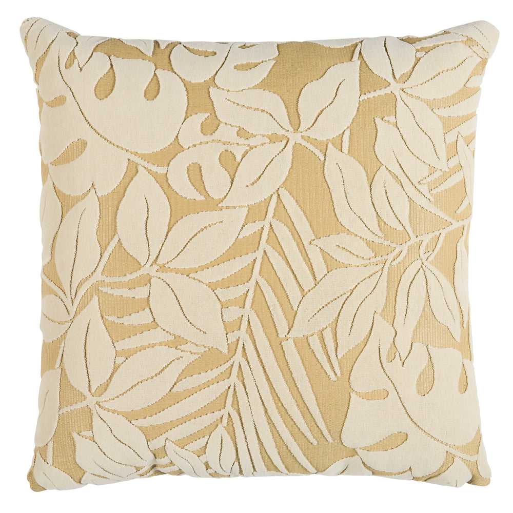 Miramar I/O Velvet Pillow | White Sand