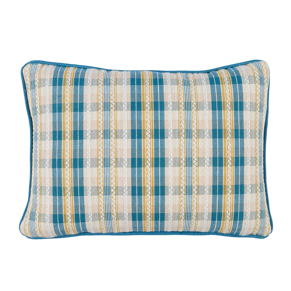 Fonda Pillow | Teal & Citron