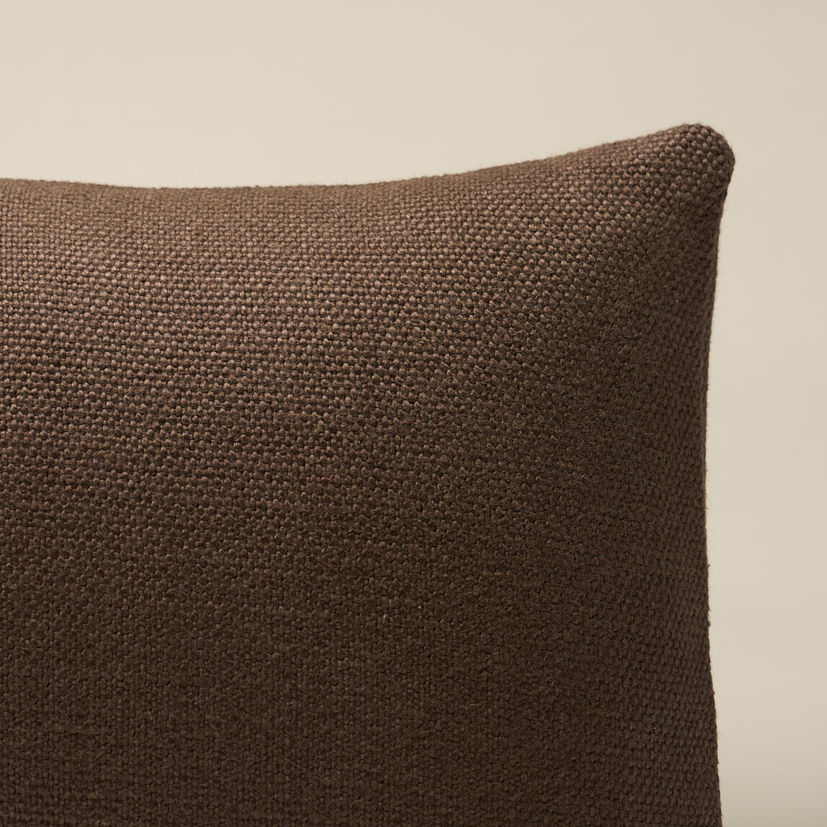 Franc Linen Pillow | Chocolate