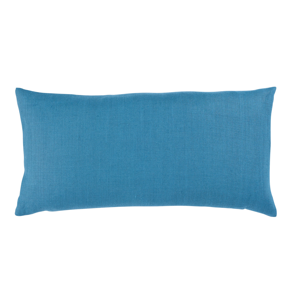 Leo Glazed Linen Pillow | Peacock