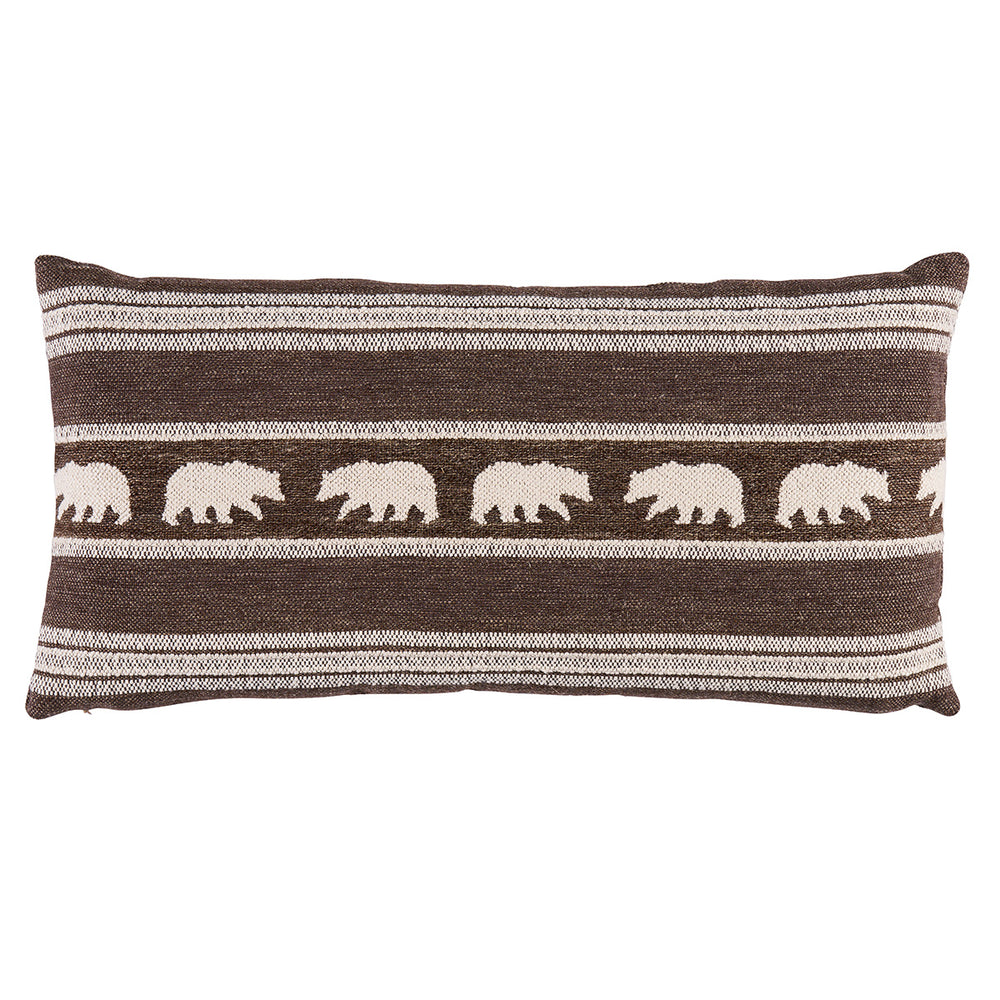 Koda Stripe Pillow | Coffee