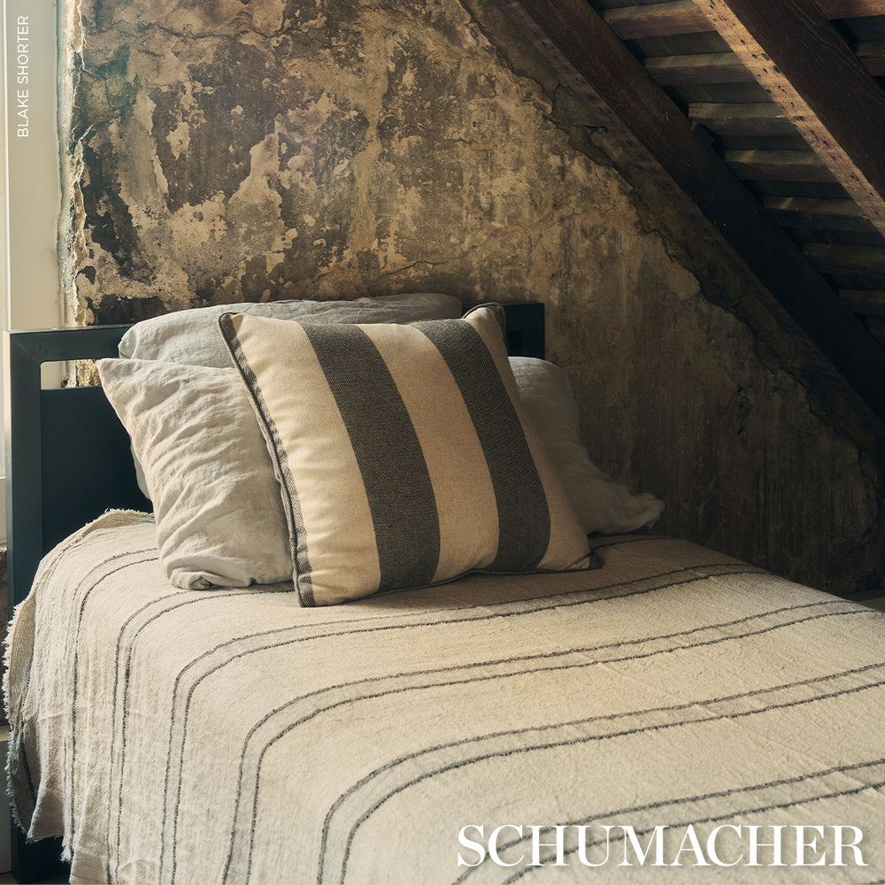 Hemlock Stripe Pillow | Graphite