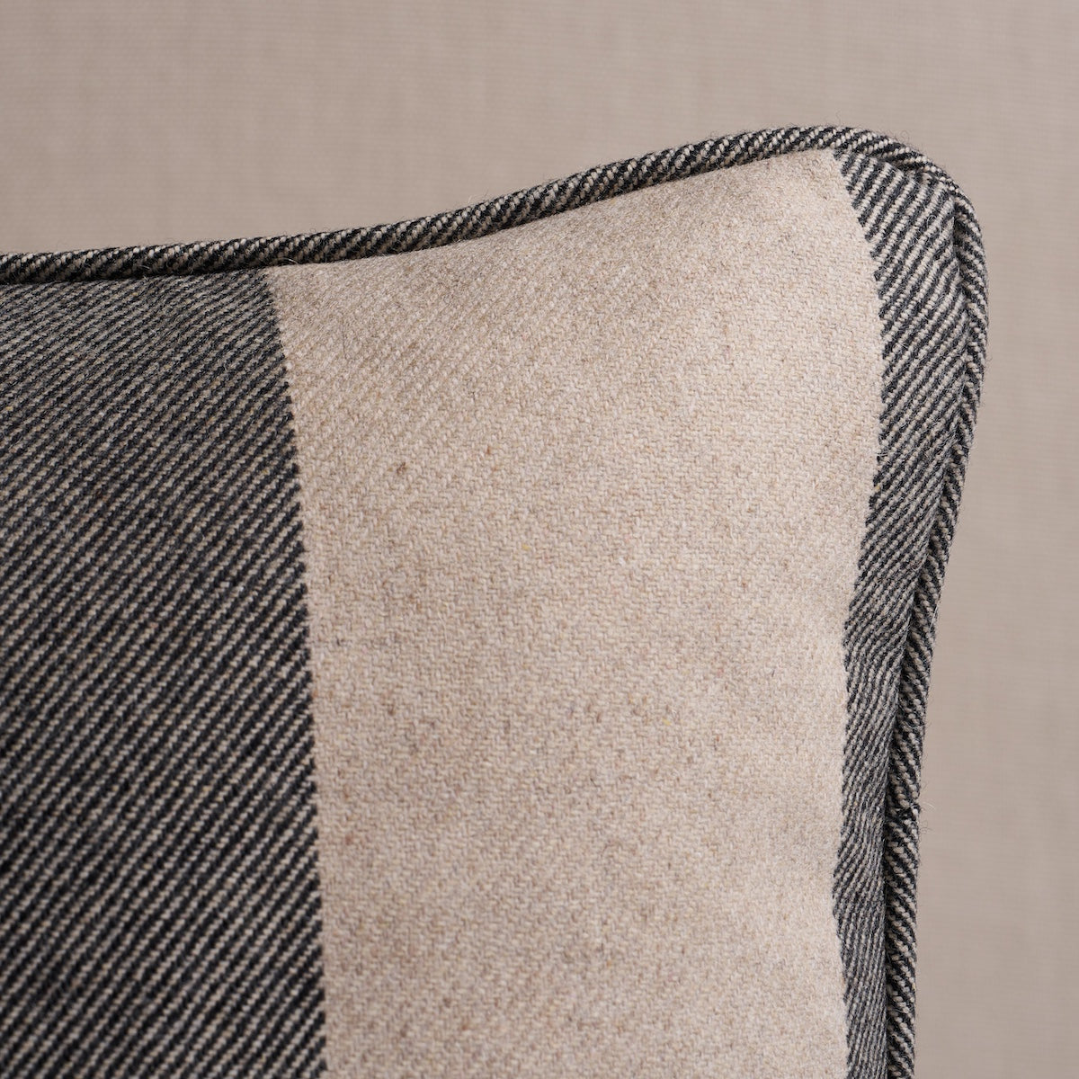Hemlock Stripe Pillow | Graphite