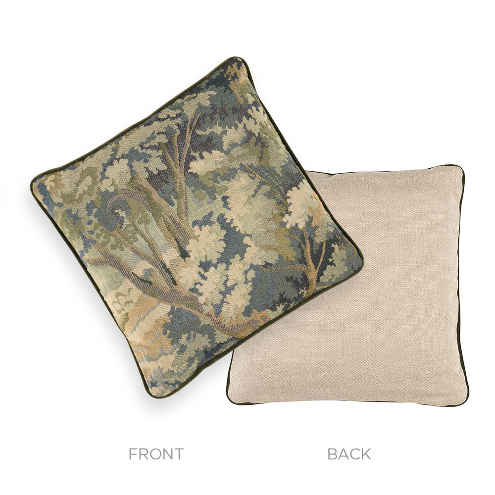 Flemish Tapestry Pillow | Vert & Eucalyptus