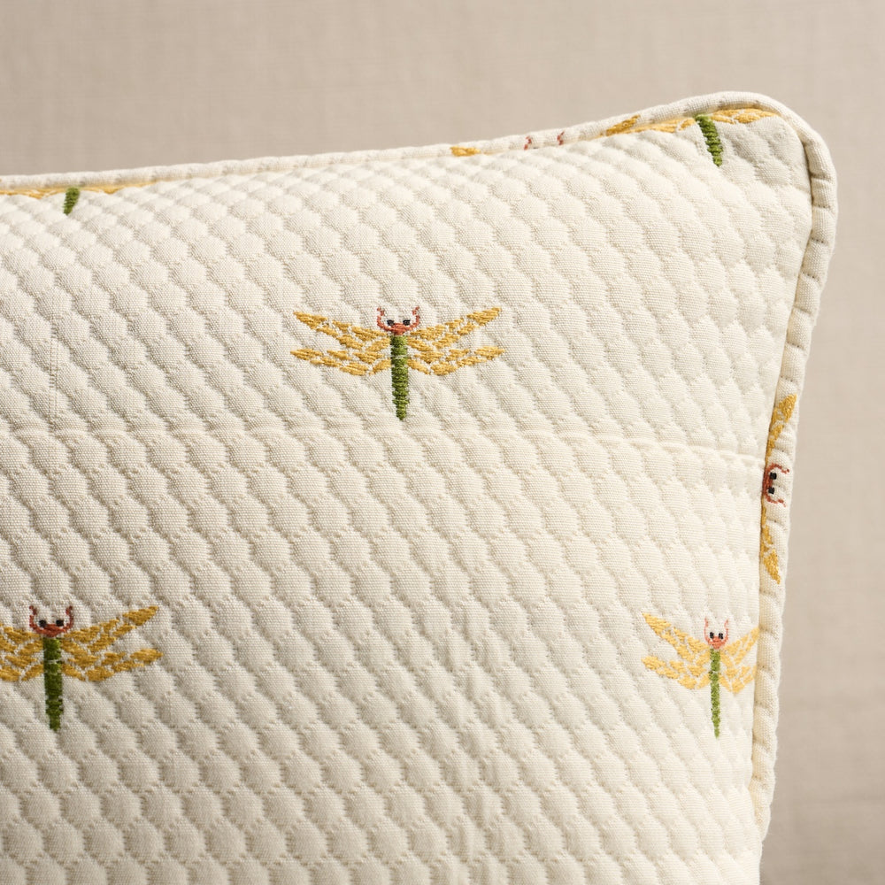 Dragonflies Pillow | Ochre