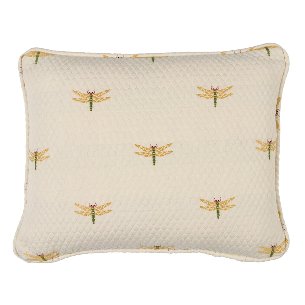 Dragonflies Pillow | Ochre