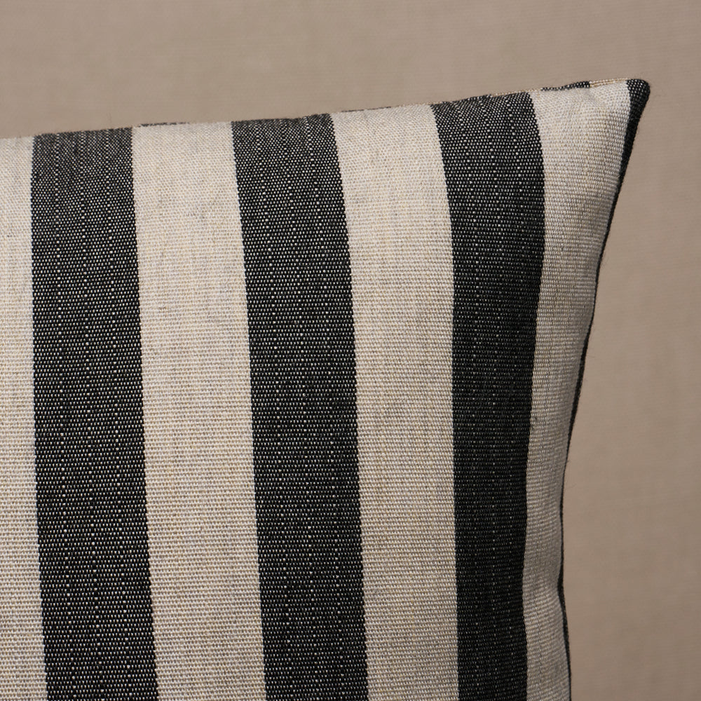 Hanson I/O Stripe Pillow | Black