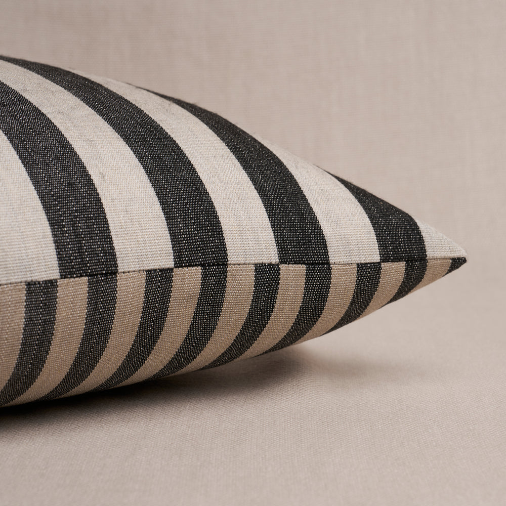 Hanson I/O Stripe Pillow | Black