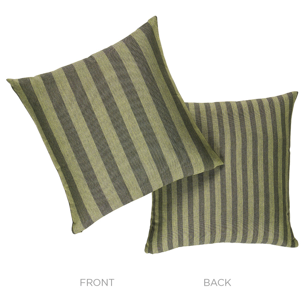 Hanson I/O Stripe Pillow | Green