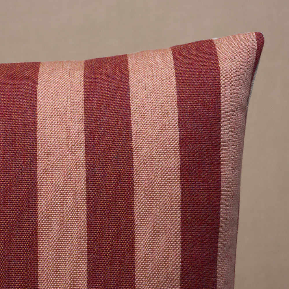 Hanson I/O Stripe Pillow | Raspberry