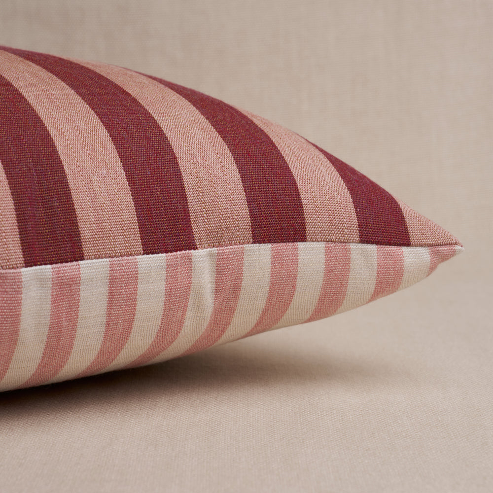 Hanson I/O Stripe Pillow | Raspberry