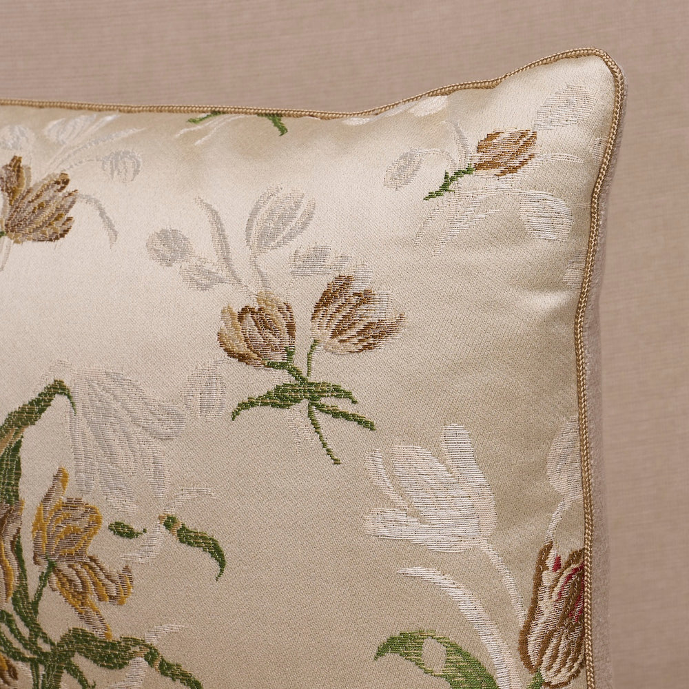 Spitalfields Bouquet Pillow | Alabaster