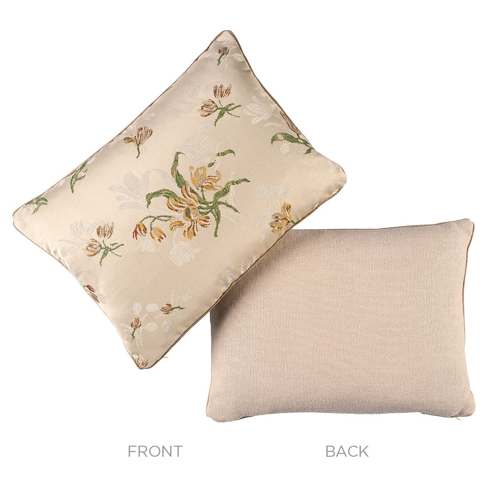 Spitalfields Bouquet Pillow | Alabaster