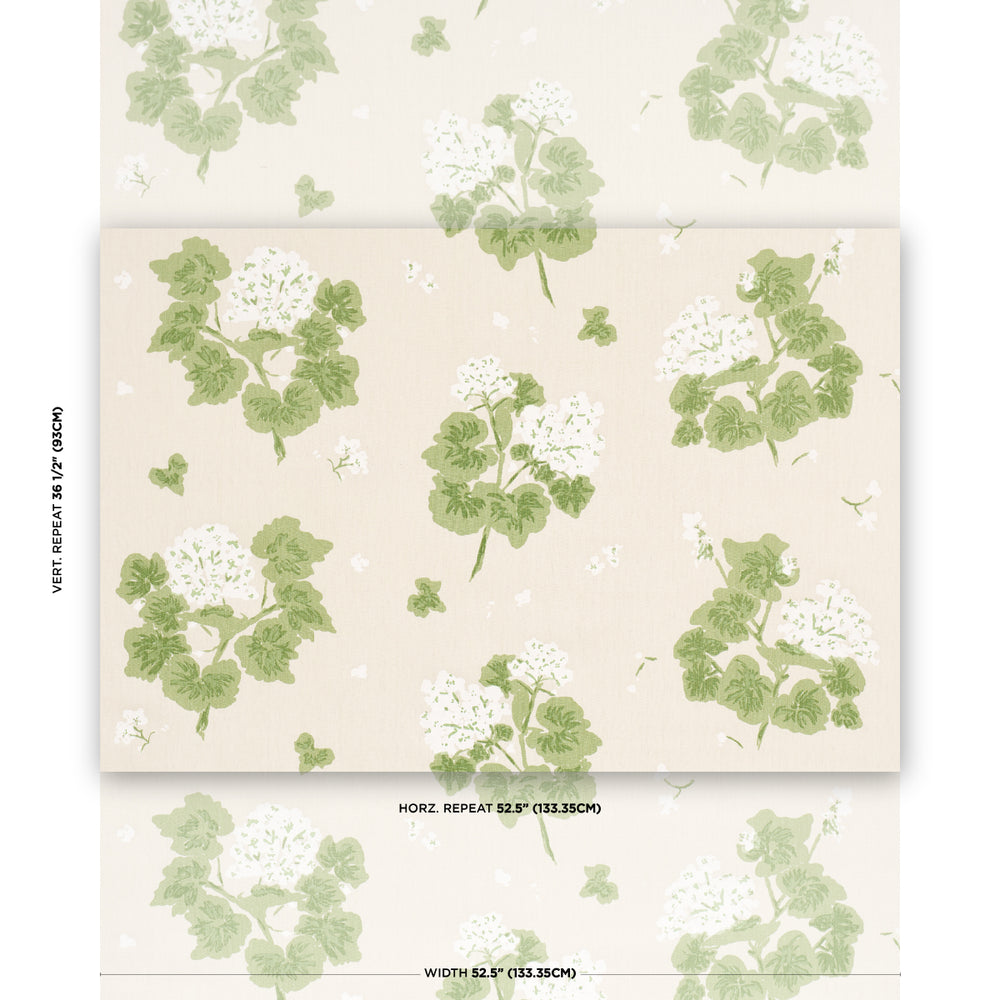 GERANIUM | White On Natural