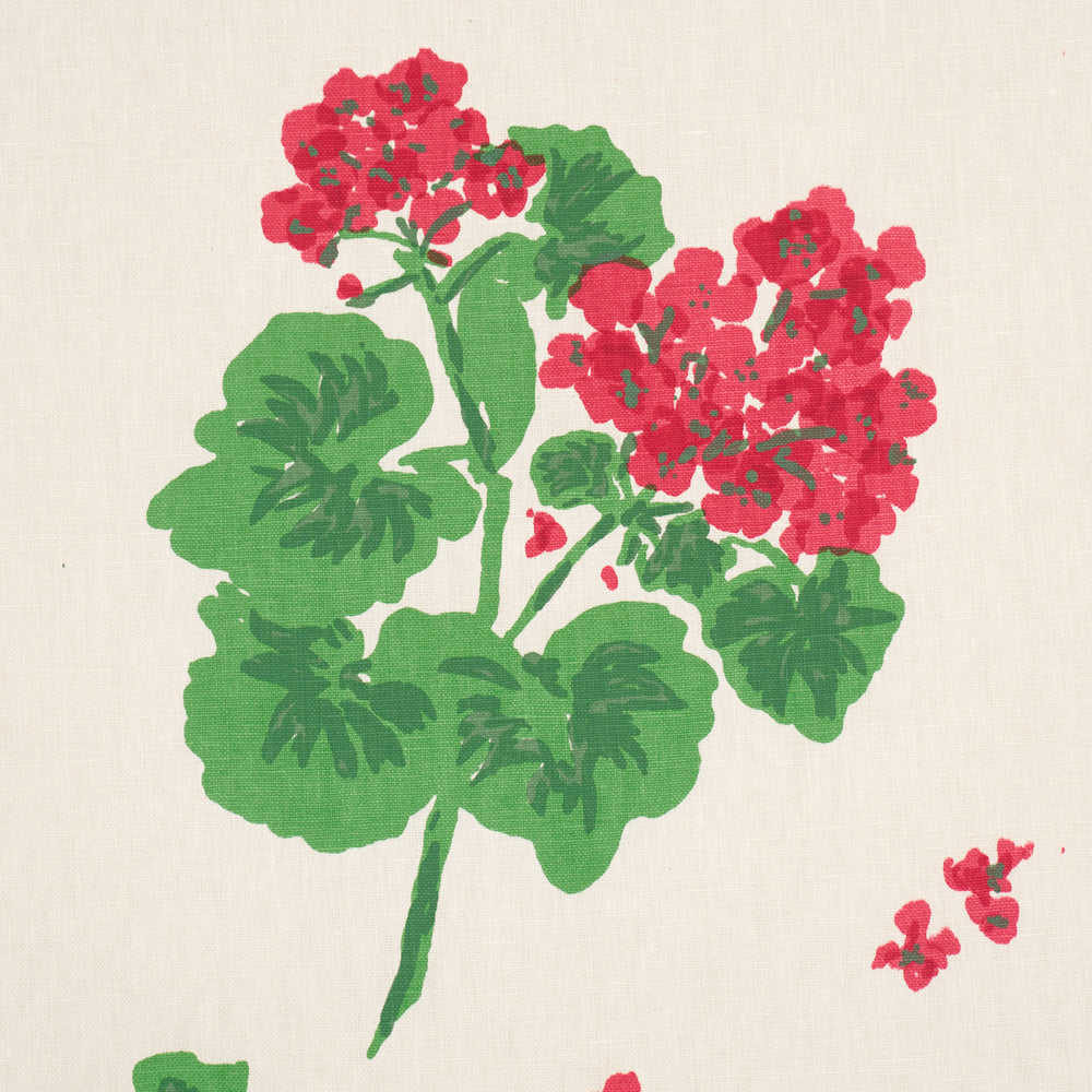GERANIUM | Red On Natural