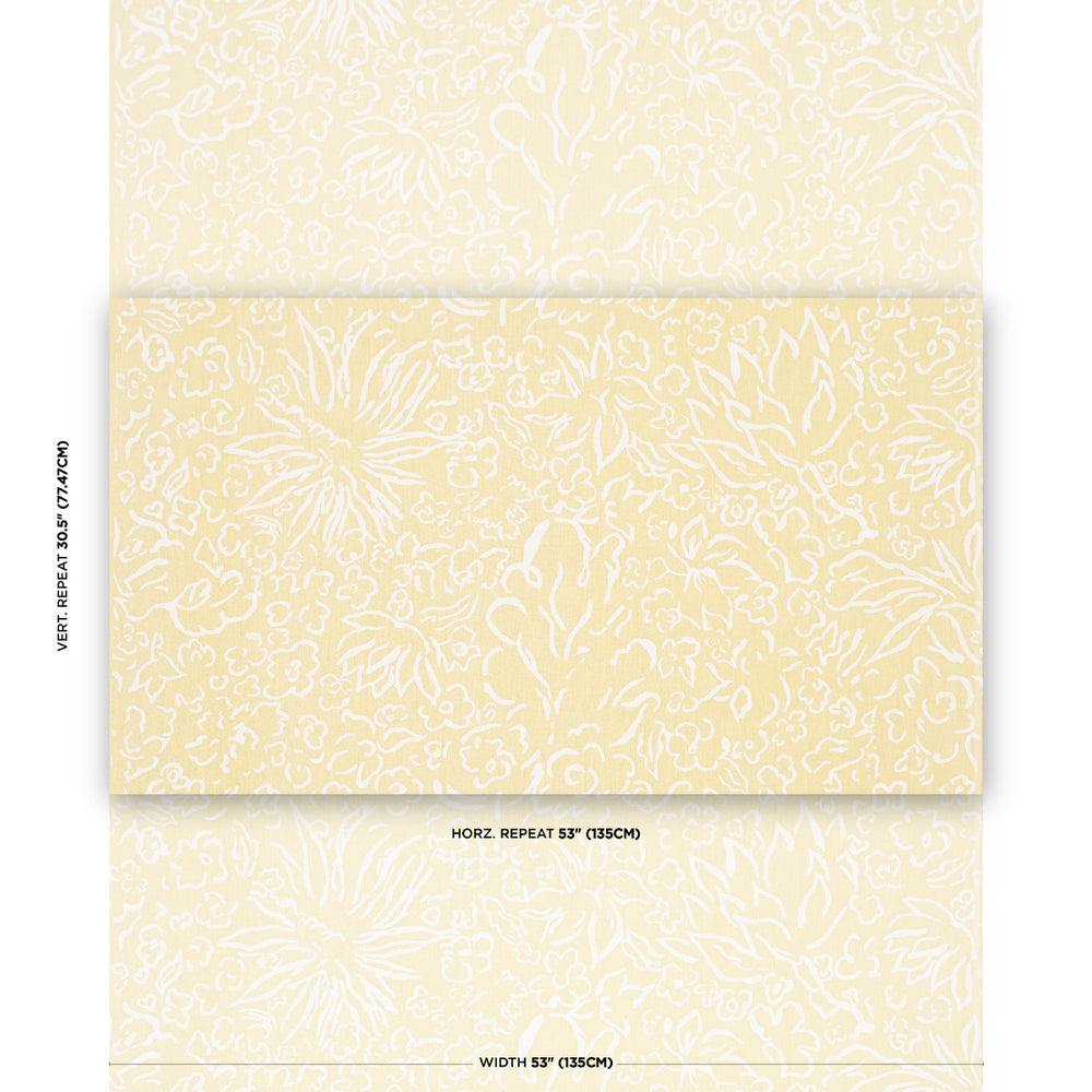 Matisse | White On Yellow