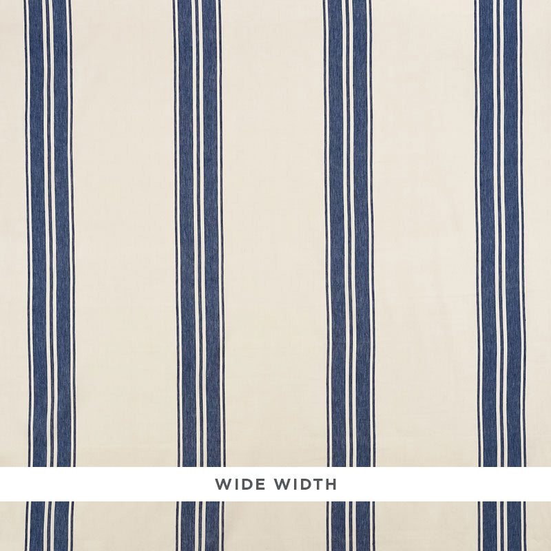 BRENTWOOD STRIPE LINEN | COBALT